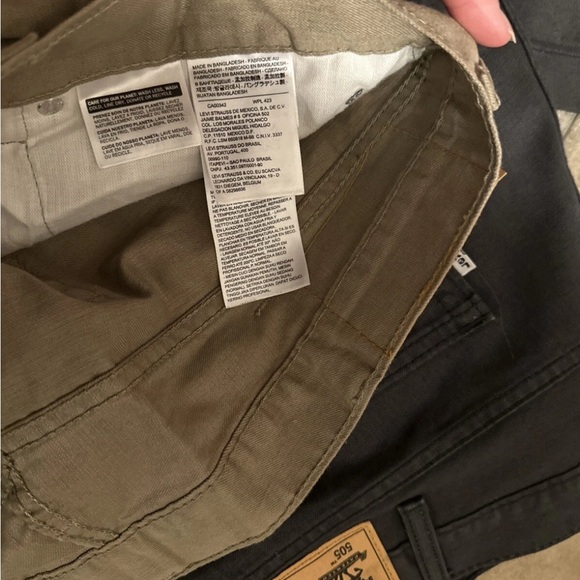 Levi’s Men’s 505 Dress pants, navy blue & tan size size 40/30 - Picture 4 of 4